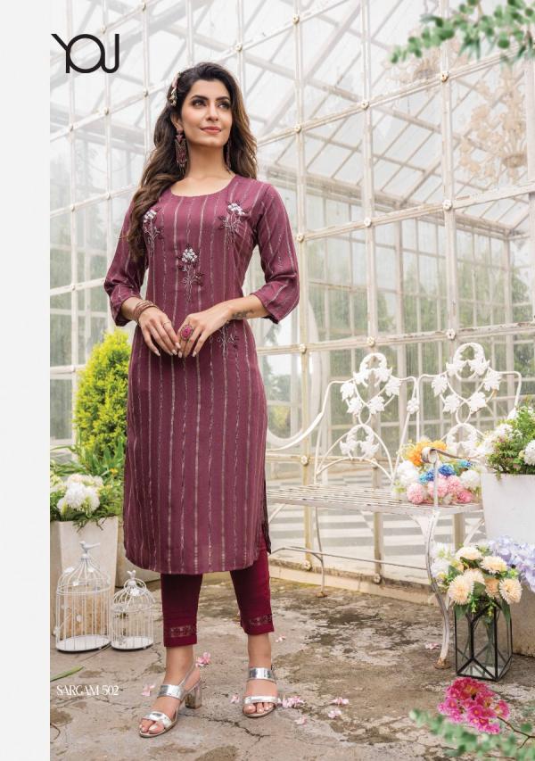 Wanna Sargam 5 Heavy Viscose Rayon Kurti With Bottom Collection 